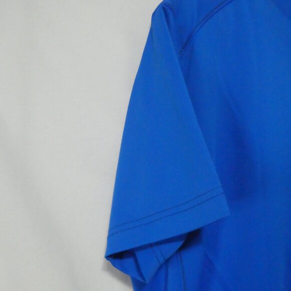 COLUMBIA | medium | Vibrant Blue Crew Neck Exercise Shirt - Picture 3 of 13